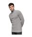 Duck and Cover Mens Firegards Knitted Sweater (Gray Marl) - UTBG483