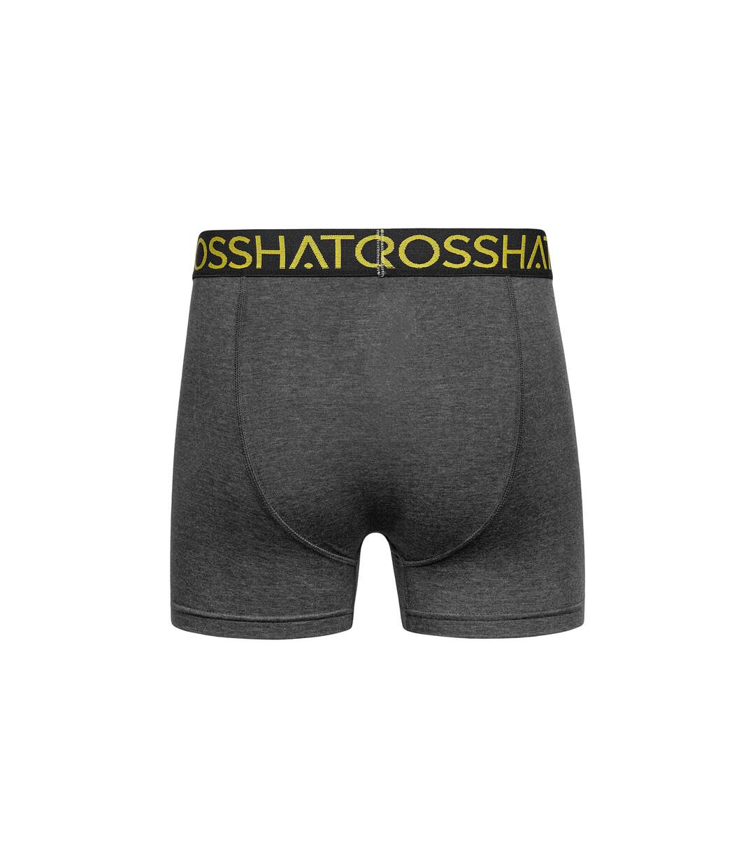 Pack of 3  Mens chasma boxer shorts  charcoal marl Crosshatch-2