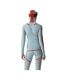 Sweat À Capuche Manches Raglan Motif/style Géométrique Tech Femme Vert Adidas-4