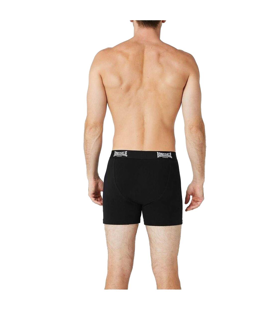 Boxers Homme Noir Lonsdale-3