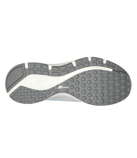 Womens/ladies Everyday Neutral Road Shoes Grey Blue Skechers