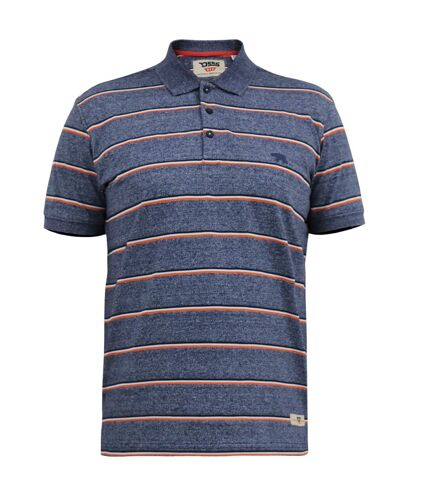 Mens humber-d555 stripe jersey polo shirt navy Duke