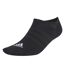 Lot De 3  Socquettes Discrètes Motif/style Logo Adulte Noir Blanc Adidas-4