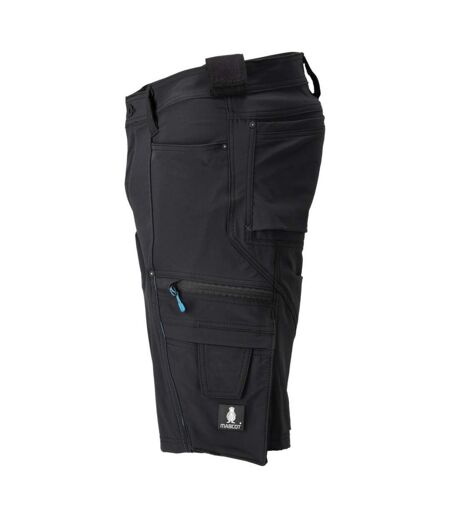 Mens Advanced Work Shorts Black Mascot