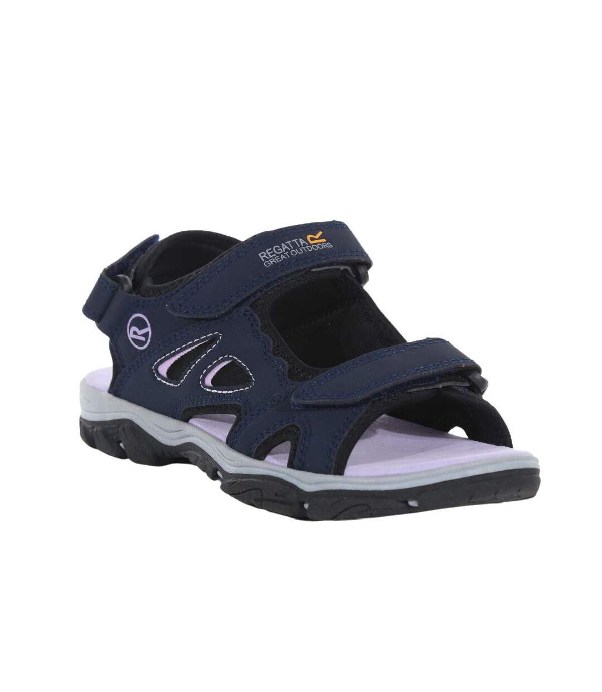 Regatta Womens/Ladies Holcombe Vent Sandals (Navy/Lilac) - UTRG4523