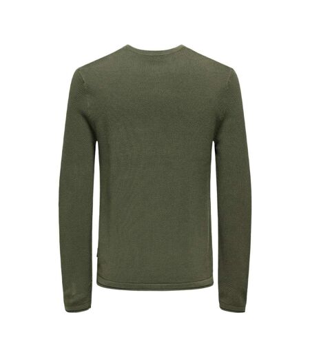 Pull kaki homme only & sons felix