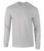 T-shirt manches longues - Homme - 2400 - gris sport grey