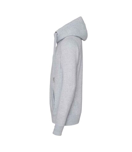 Sweat capuche adultes gris chiné Awdis Awdis