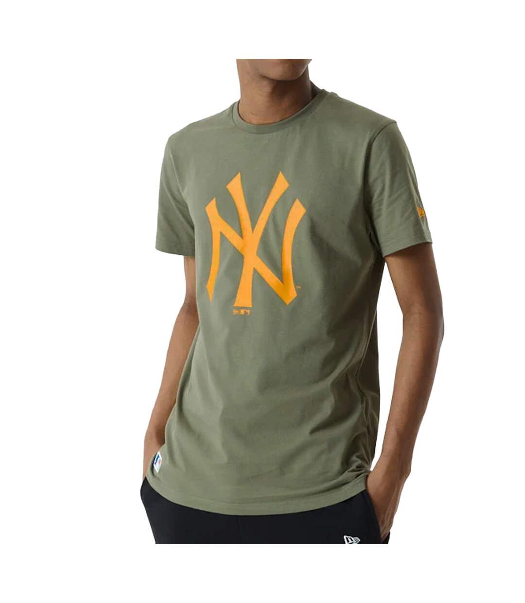 T-shirt Kaki/Orange Homme New Era Yankees