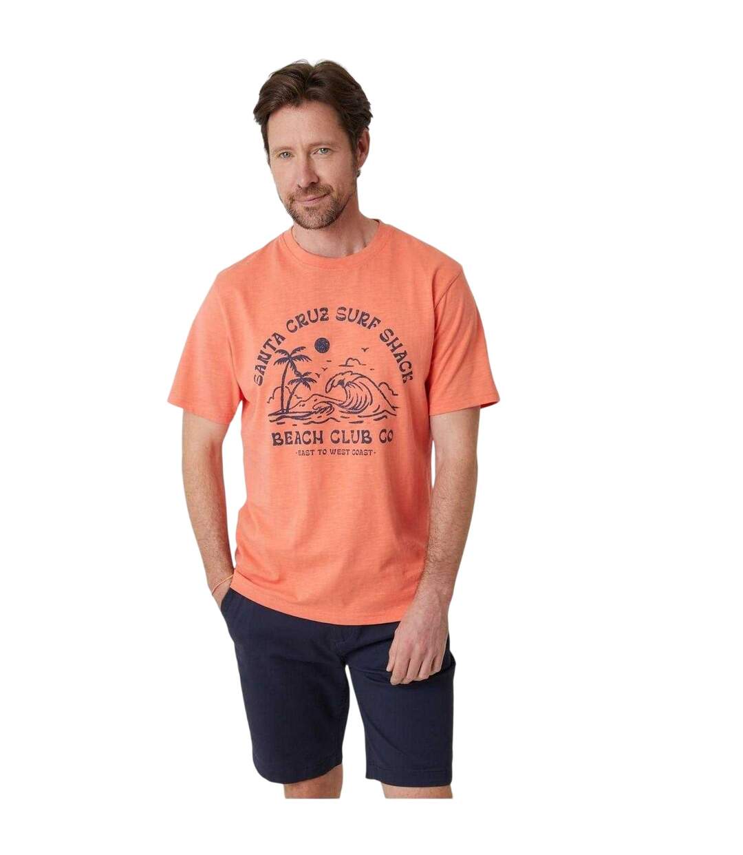 T-shirt Portrush Homme Corail Saltwell-1