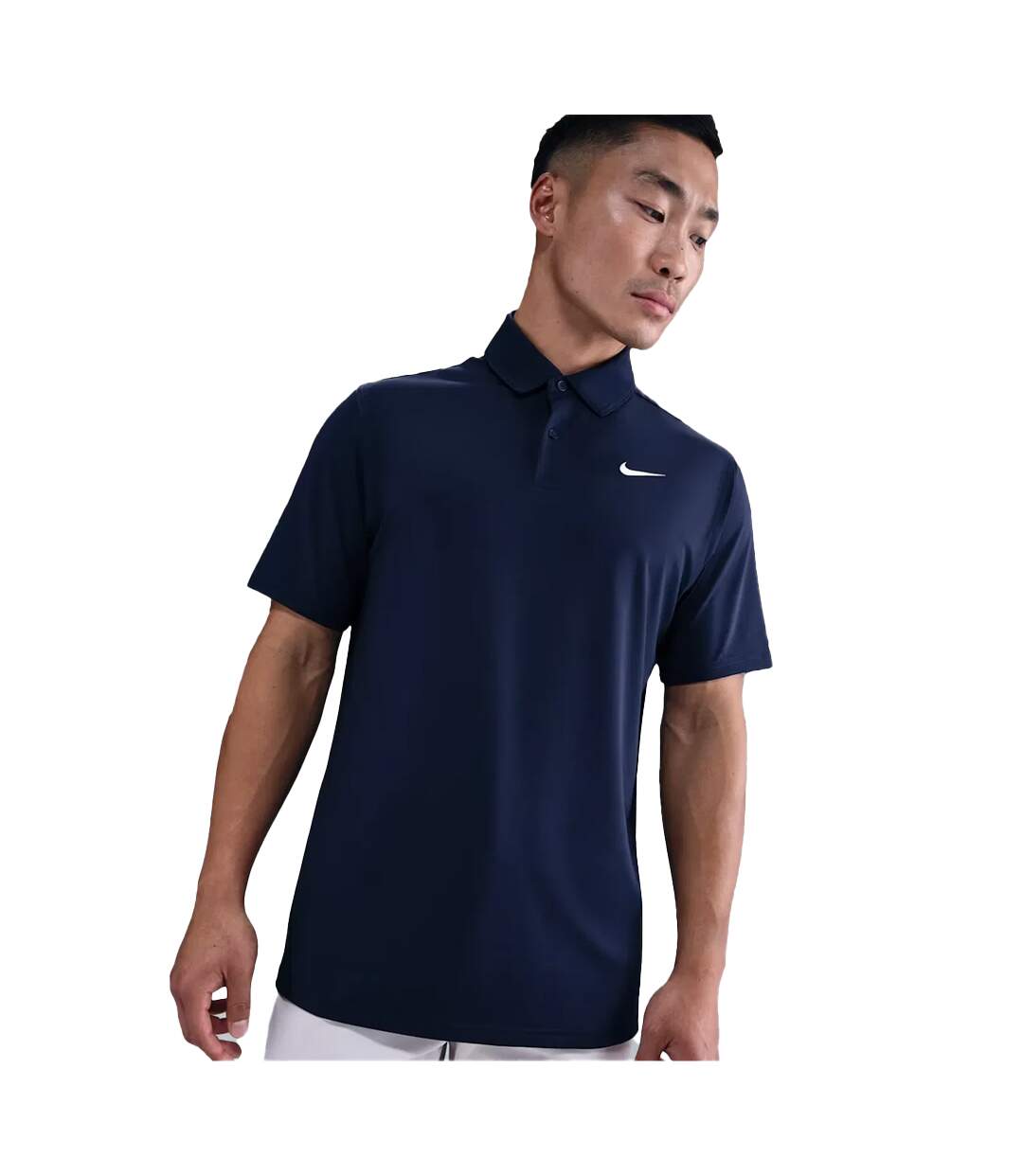 Polo Good Homme Bleu Marine Blanc Nike-4