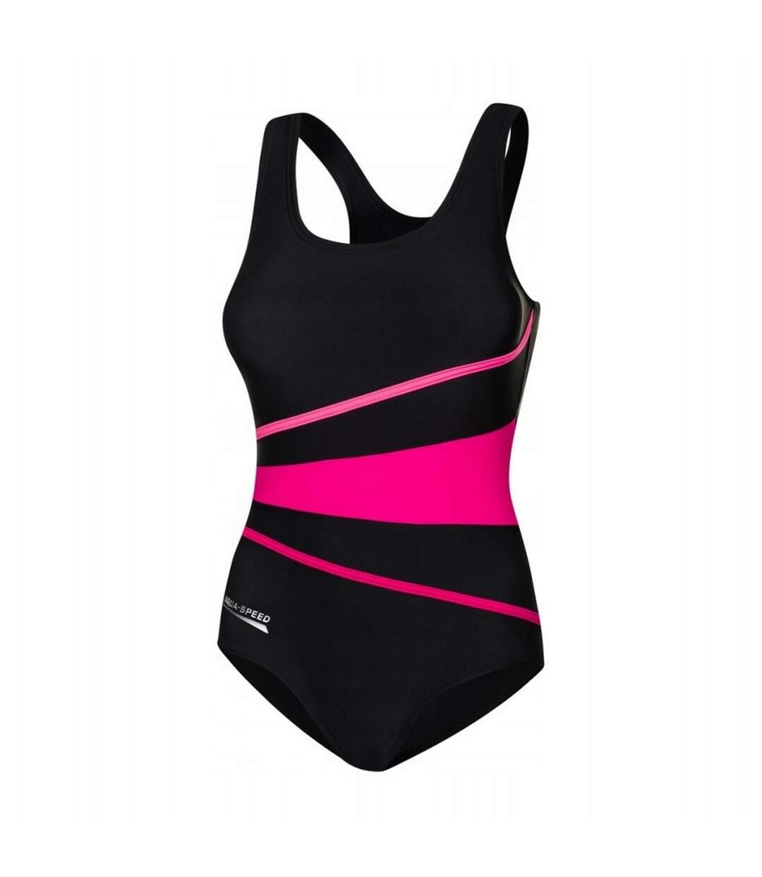 Maillot De Bain 1 Pièce Stella Femme Noir Aqua Speed-2
