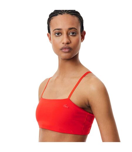 Brassière Femme Rouge Lacoste