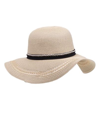 Isotoner Chapeau femme rayée, ajustable tour de tête
