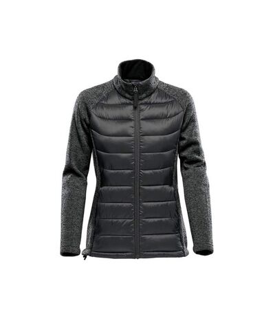 Stormtech Womens/Ladies Narvik Padded Jacket (Black/Dolphin Heather)