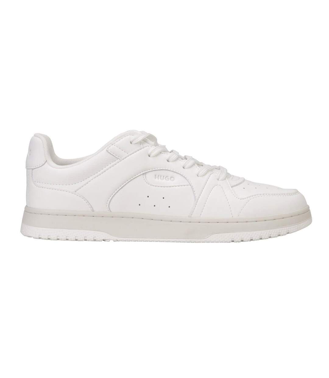 Mens Hadrian Tenn Pugr Trainers White Hugo-1