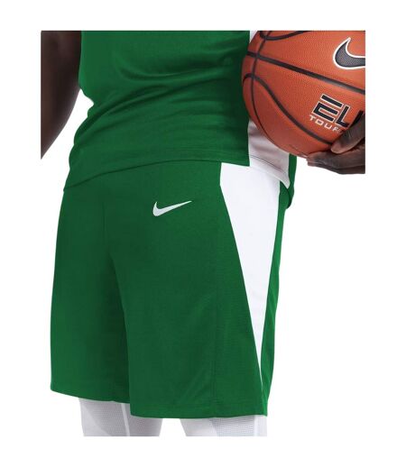 Mens Logo Basketball Shorts Pine Green White Nike