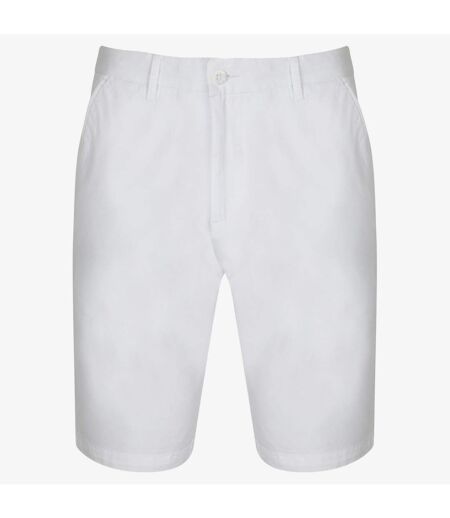 Front Row Womens/Ladies Cotton Rich Stretch Chino Shorts (White)