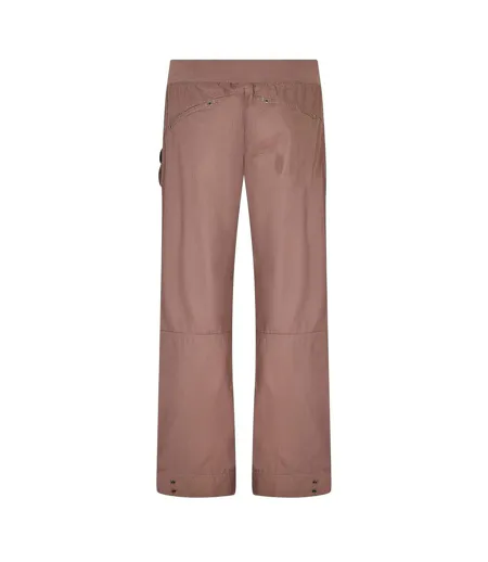 Womens/ladies Woven Relaxed Fit Walking Trousers Brown Puma