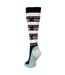 Womens/ladies isocool patterned ski socks navy/white Mountain Warehouse