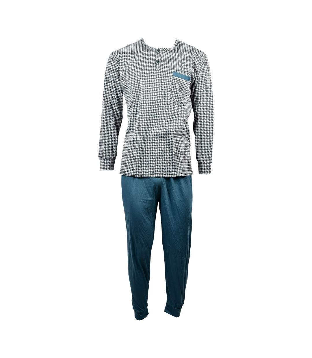 Pyjama Homme Long Eco 2305 VERT-1
