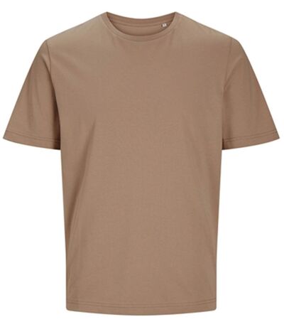 T-shirt manches courtes - JACK&JONES - Unisexe - JJ7526 - beige taupe