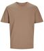 T-shirt manches courtes - JACK&JONES - Unisexe - JJ7526 - beige taupe