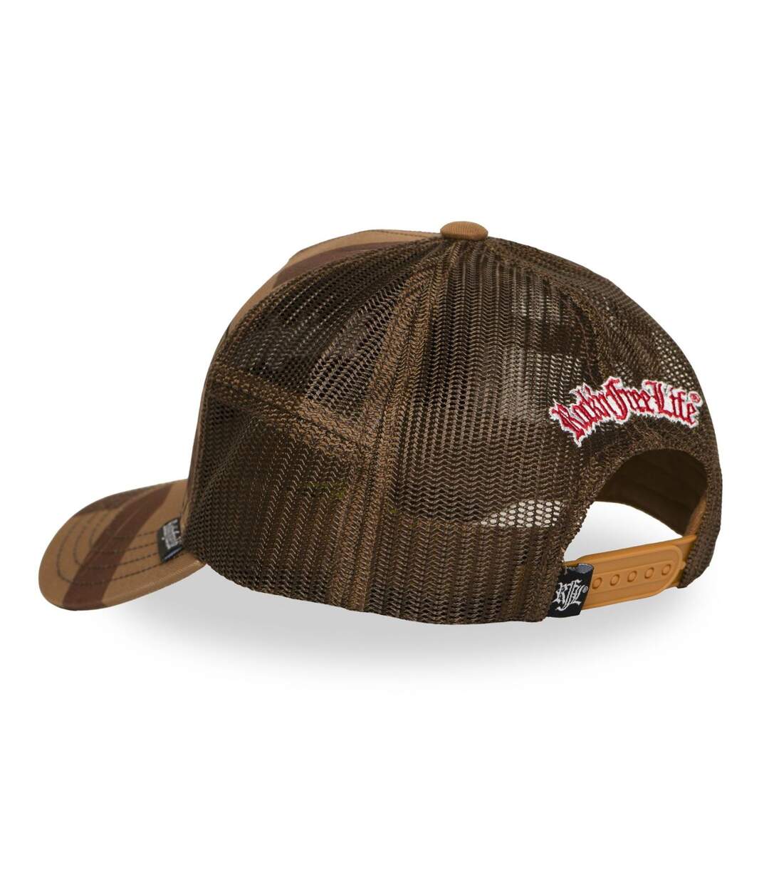 Casquette trucker imprimée avec filet Traveler Rock'n Free Life-5