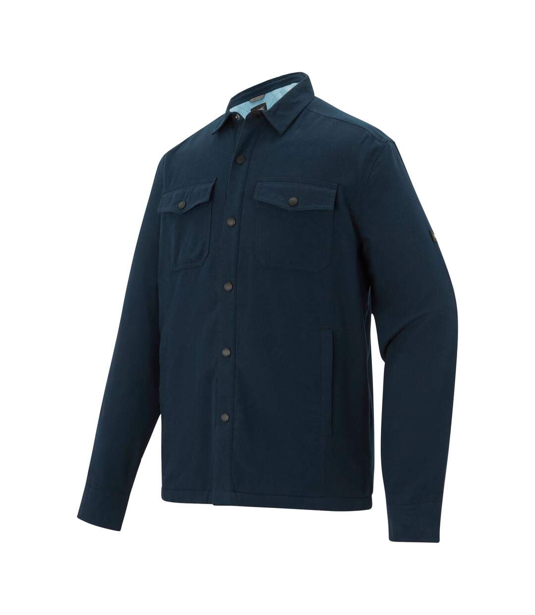 Surchemise Motif/style Uni Spennith Homme Bleu Marine Vieux Bleu Regatta-4