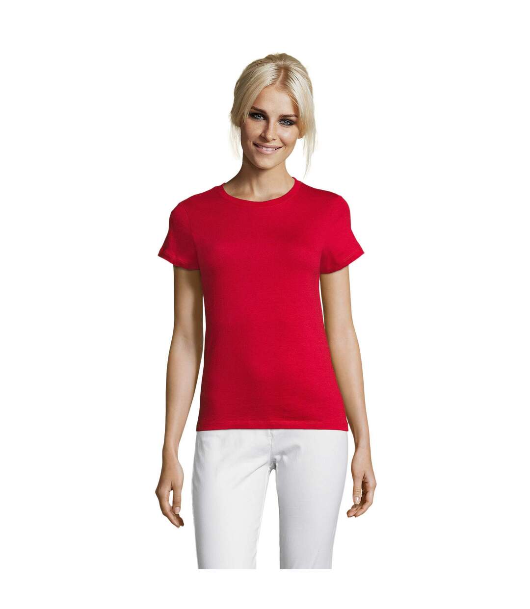 Regent t-shirt femme rouge SOLS