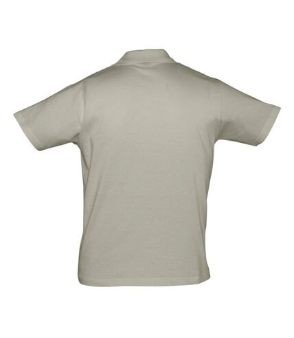 SOLS Mens Prescott Jersey Short Sleeve Polo Shirt (Khaki) - UTPC326