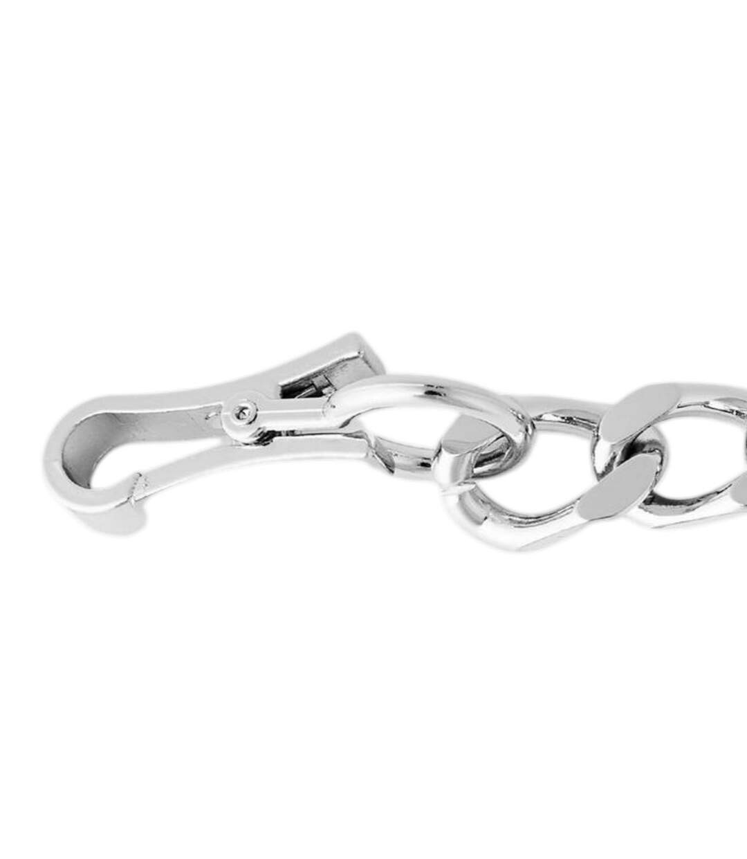 Mens Metal Chain Bracelet One Size Silver Heron Preston-2