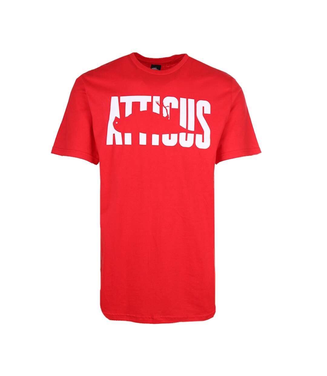 T-shirt punch adulte rouge Atticus-1