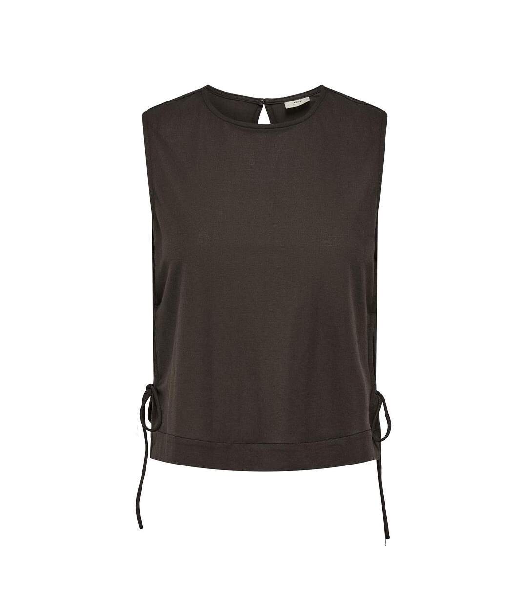 T-Shirt marron femme jdy leslie-3
