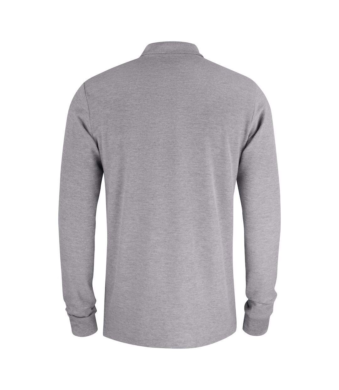 Polo basic adulte gris Clique-2