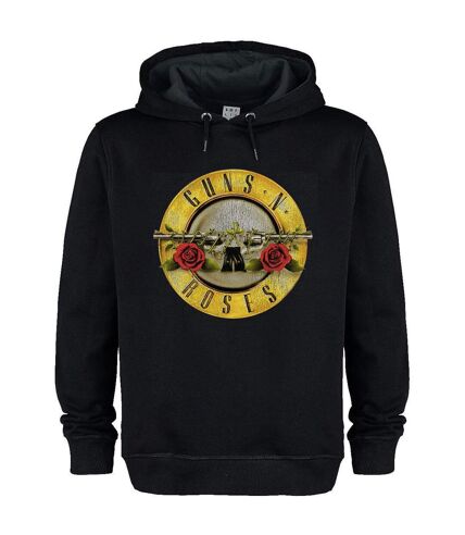 Unisex adult drum guns n roses hoodie black Amplified