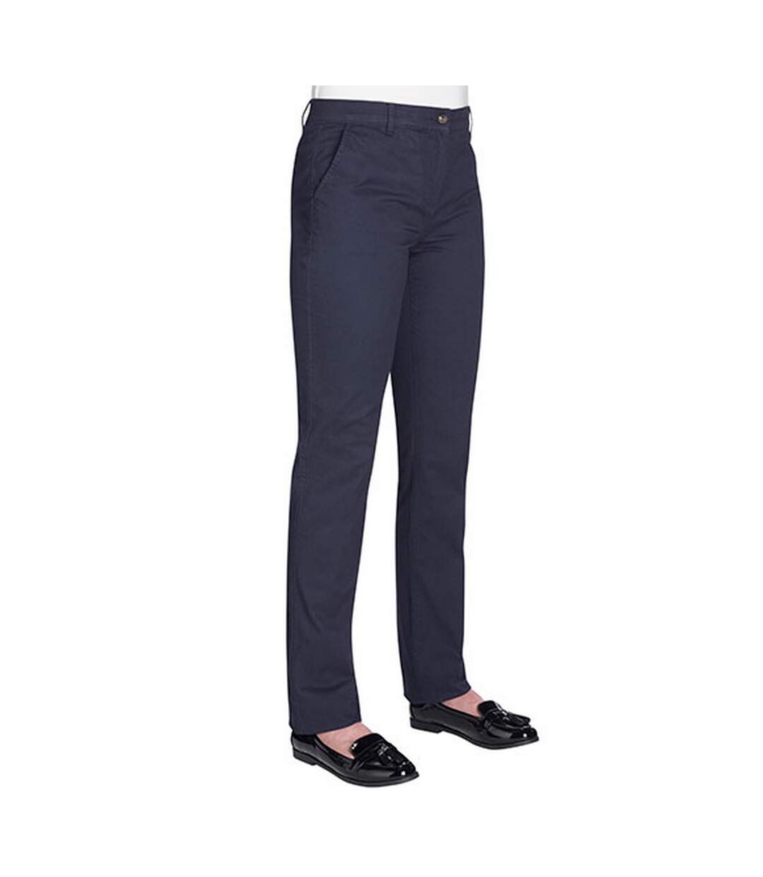 Chino Commerce Houston Femme Bleu Marine Brook Taverner-1