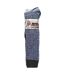 Sock Snob - 3 paires de chaussettes femme extra longues en laine douce et chaude-2