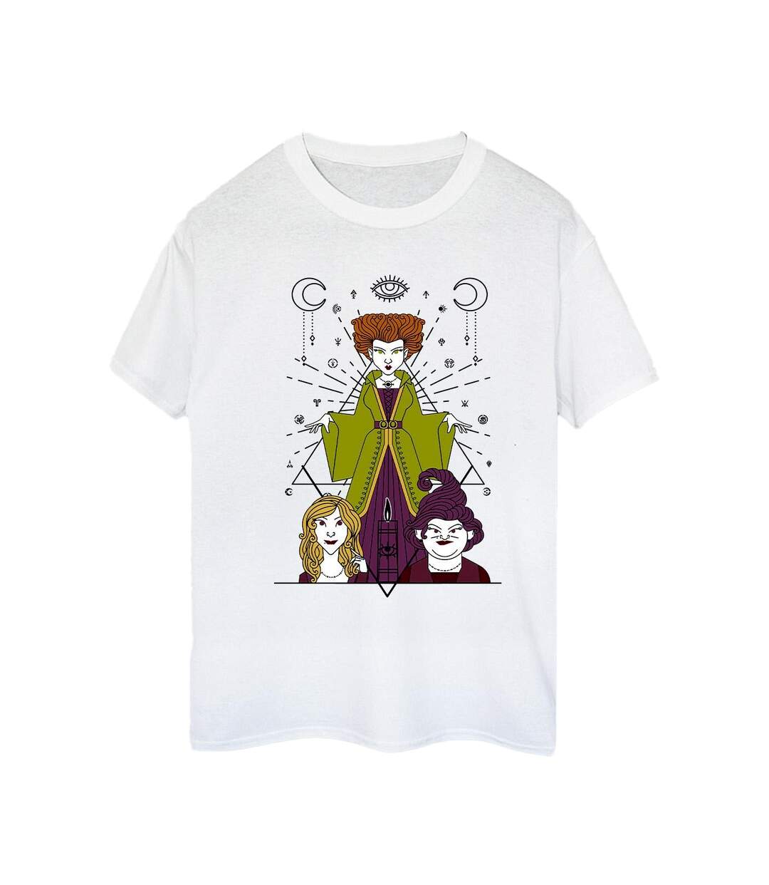 Disney Femme/Les femmes - T-shirt boyfriend en coton Hocus Pocus Candle (Blanc) - UTBI20319-1