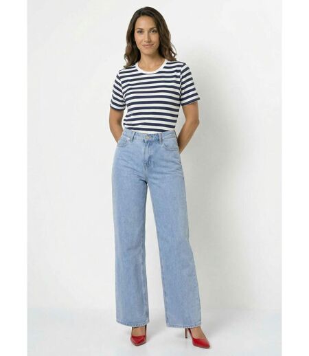 T-shirt marinière en coton stretch