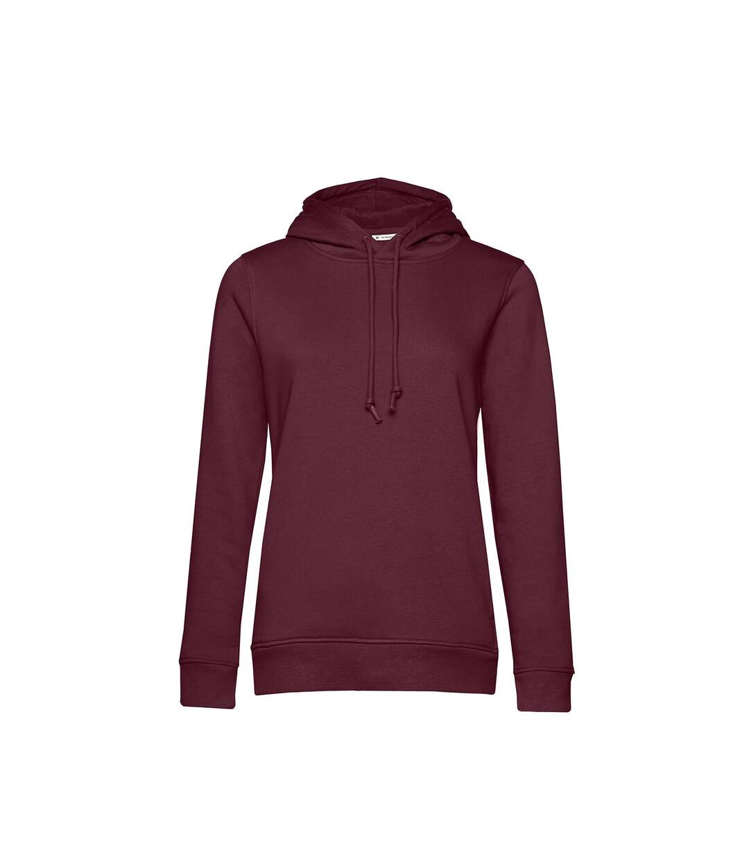 Sweat à capuche femme bordeaux B&C