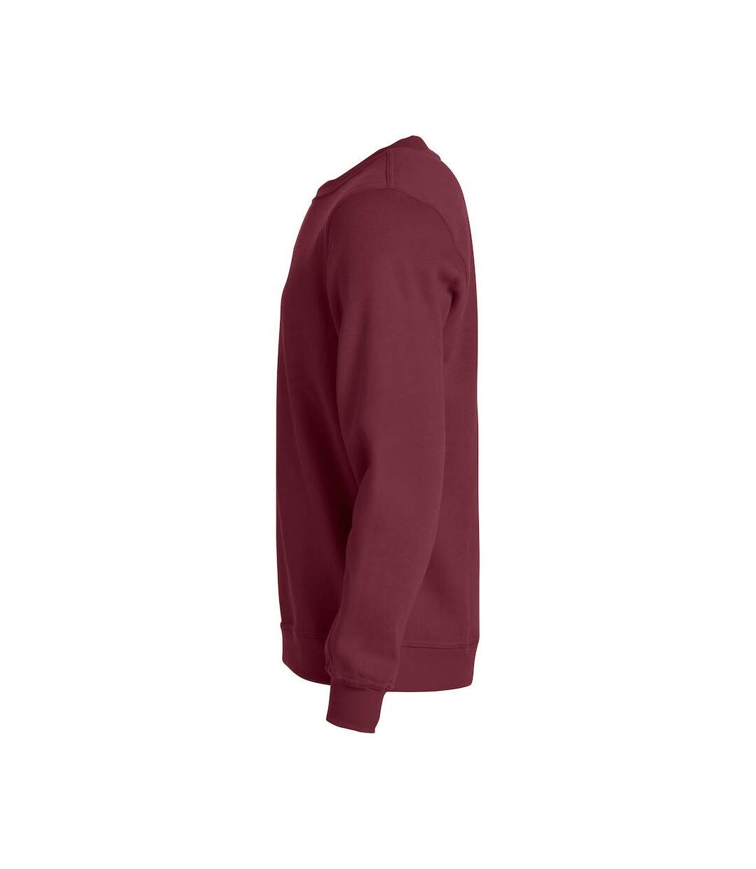 Sweat basic adulte bordeaux Clique-3