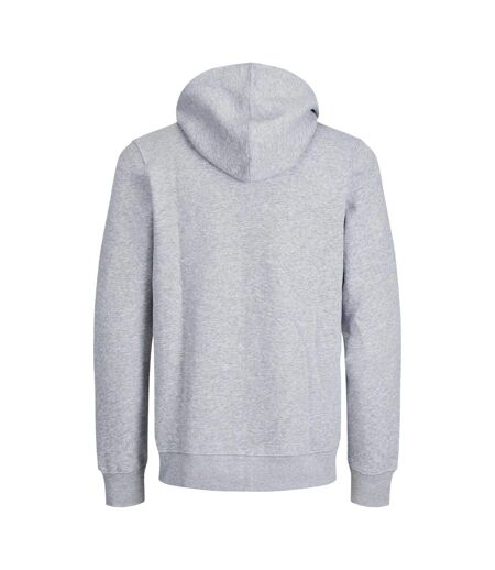 Veste À Capuche Bradley Homme Gris Clair Chiné Jack And Jones