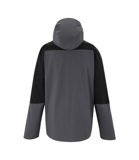 Mens Freesdale Waterproof Jacket Storm Grey Black Regatta