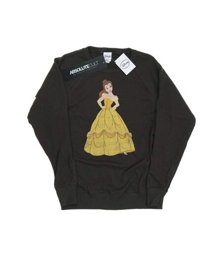 Disney Princess Womens/Ladies Classic Belle Sweatshirt (Light Graphite)