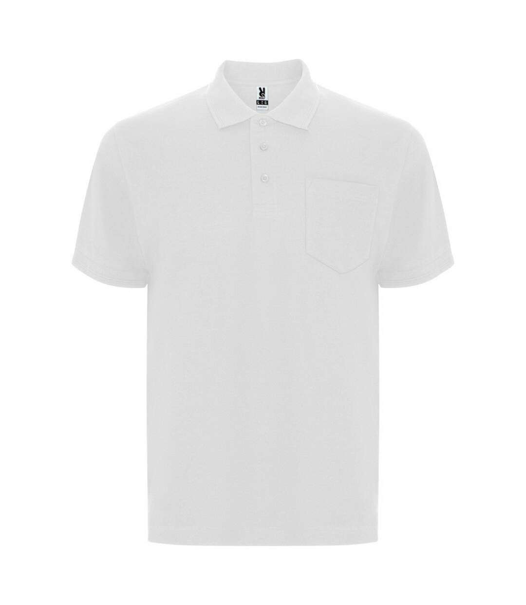 Unisex Adult Centauro Premium Short-sleeved Polo Shirt White Roly-1