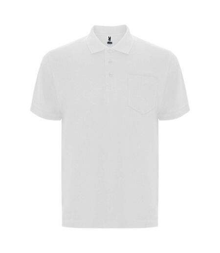 Unisex Adult Centauro Premium Short-sleeved Polo Shirt White Roly