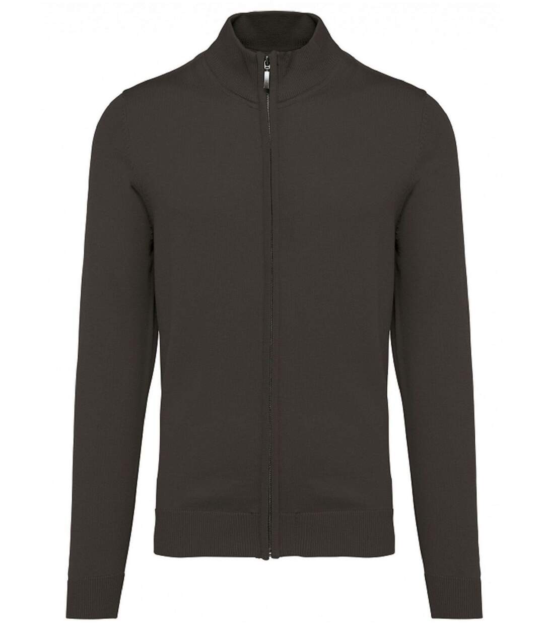 Gilet zippé cardigan K961 - homme - gris foncé