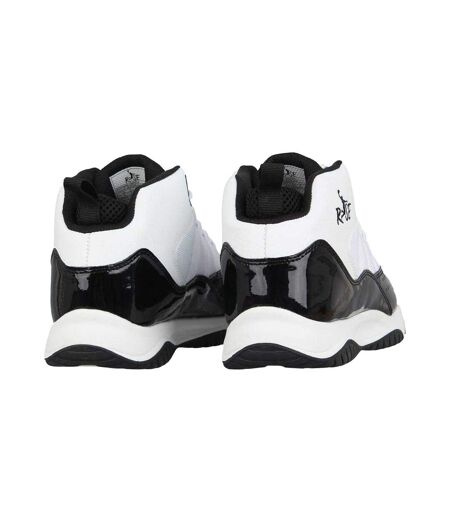 Chaussures De Basket Shuttle Homme Blanc Noir Rise