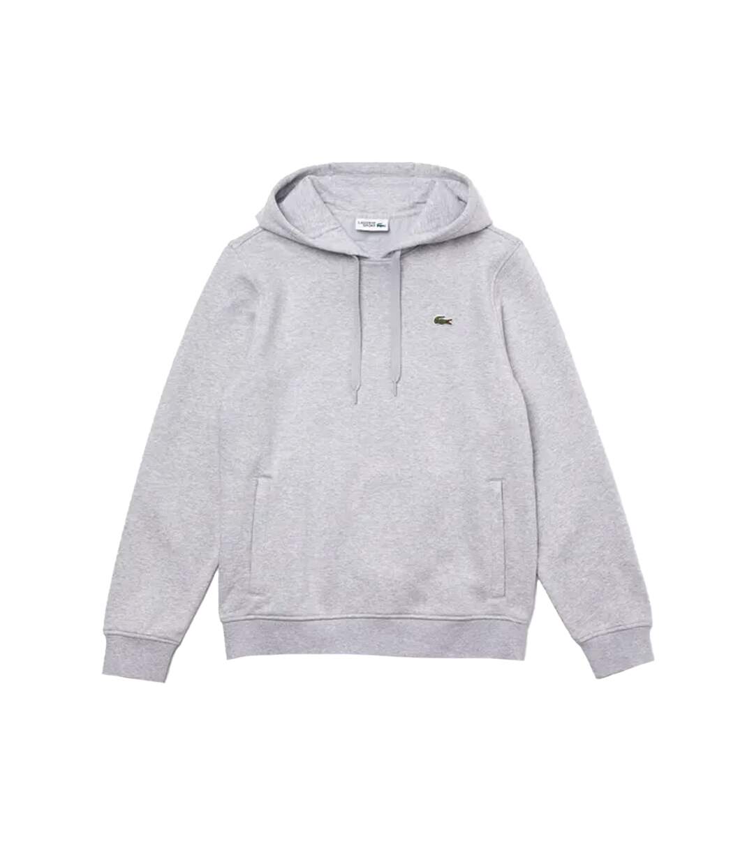 Sweat à capuche homme gris Lacoste-1